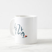Mug Calligraphie Coréenne “Amour” (사랑) (Devant gauche)