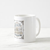 Mug Calligraphie de Jésus Lettrage sacré Calligraphie  (Devant droit)