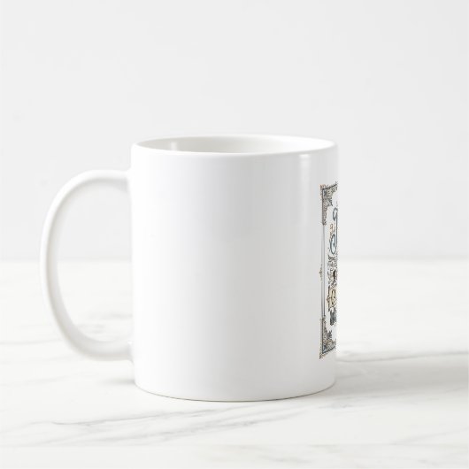 Mug Calligraphie de Jésus Lettrage sacré Calligraphie  (Gauche)