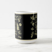 Mug Calligraphie de nom minimal élégant pour l'anniver (Centre)