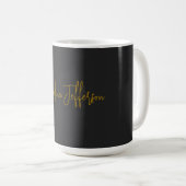 Mug Calligraphie de nom Professionnel Élégant Couleur  (Devant droit)