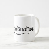 Mug Calligraphie de "temporisation" (Devant droit)