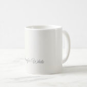 Mug Calligraphie Élégant Pastel Gras Rétro (Devant droit)