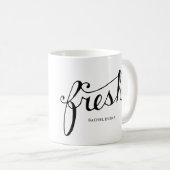 Mug calligraphie fraîche (Devant droit)