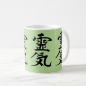 Mug Calligraphie japonaise Reiki (Devant droit)