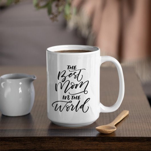 Mug Calligraphie manuscrite La meilleure maman du mond