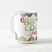 Mug Calligraphie moderne Oeuf-stra Cool Pâques extra m (Devant gauche)
