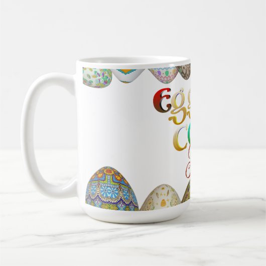Mug Calligraphie moderne Oeuf-stra Cool Pâques extra m (Gauche)