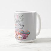 Mug Calligraphie moderne simple Joyeuse famille de Pâq (Devant droit)