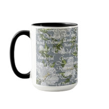 Calligraphie Noms du Christ|| Gris et noir