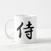 Mug Calligraphie pour les samouraïs japonais de mot (Gauche)