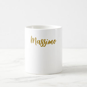 Mug Calligraphie Professionnel Élégant Couleur Or