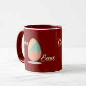 Mug Calm Easter – Aesthetic Egg Art - caneca (Devant gauche)