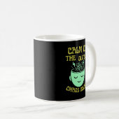 Mug Calm on the Outside Chaos Inside Funny Mindset  (Devant droit)
