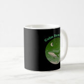 Mug Calm Runs Deep Whale Mindfulness Ocean (Devant droit)