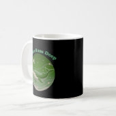 Mug Calm Runs Deep Whale Mindfulness Ocean (Devant gauche)