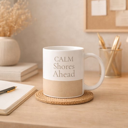 Mug Calm Shores Ahead Classic Mug, 11 oz