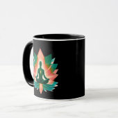 Mug Calm Strength Meditation Aura Art (Devant gauche)