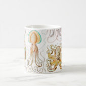 Mug Calmar de poulpe, Gamochonia, par Ernst Haeckel (Centre)