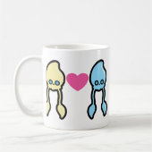 Mug Calmars dans l'amour (Gauche)