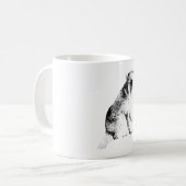Mug Calme avec posture (Devant gauche)