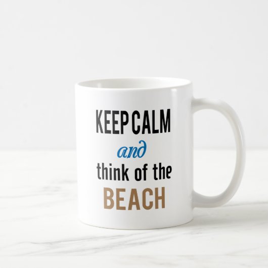Mug Calme de Plage (Droite)