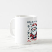 Mug Calme de vacances personnalisé Père Noël (Devant gauche)