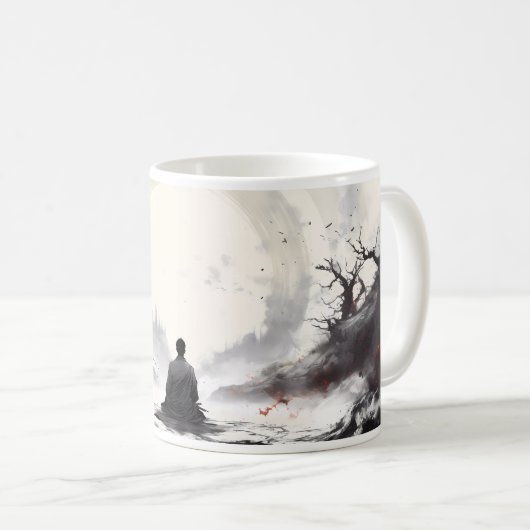 Mug Calme, Méditation Et Paix (Devant droit)