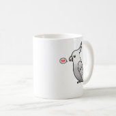 Mug Calopsitte perle à face blanche dessin animé Amour (Devant droit)
