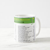 Mug Calories de travail (Devant droit)