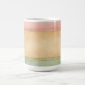 Mug Calques de blocs de couleur pastel à l'aquarelle (Centre)