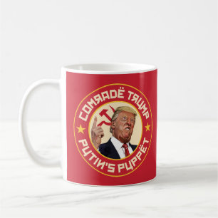 Mug Camarade Trump : La marionnette de Poutine - Illus