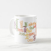 Mug Camaraderie de bible de Wordle Royersford (Devant gauche)