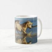 Mug Camargue, Chevaux et réflexion, Sud de la France (Devant droit)