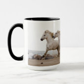 Mug Camargue Horses courir sur la plage (Gauche)