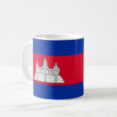 Mug Cambodge Drapeau en céramique Musique (Devant gauche)
