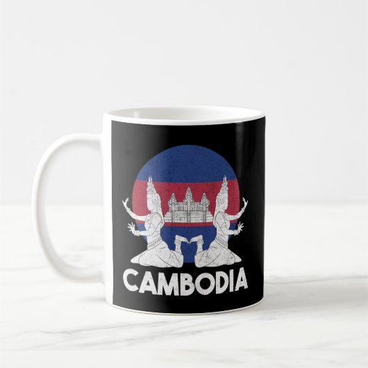 Mug Cambodge Khmer traditionnelle danse Apsara (Gauche)