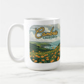 Mug Cambria Californie Pies Fleurs Côte Pacifique (Gauche)