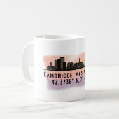 Mug Cambridge MA City Skyline (Devant gauche)