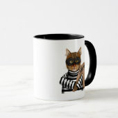 Mug Cambriolage de chat (Devant droit)
