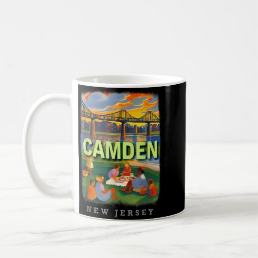 Mug Camden New Jersey Nj Waterfront Delight Sd018 (Gauche)