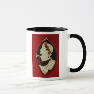 Mug Camée de Sardonyx soutenant le profil de Tiberius