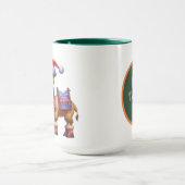 Mug Camel de Noël festif ajouter monogramme (Centre)
