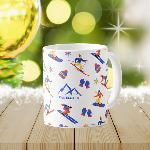 Mug Camelback Pennsylvania Ski Motif de snowboard