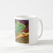Mug Caméléon Vert (Devant droit)