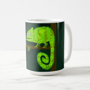 Mug Caméléon vert mignon