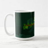 Mug Caméléon vert mignon (Gauche)