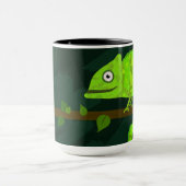 Mug Caméléon vert mignon (Centre)