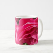 Mug Camélia rose foncé (Devant droit)
