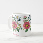 Mug Camélias personnalisés (Devant gauche)